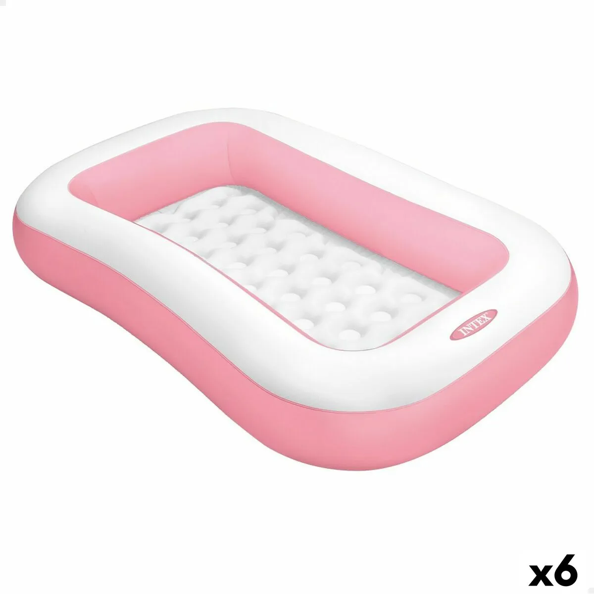 Piscina Gonfiabile per Bambini Intex Bianco Rosa 90 L 167 x 26 x 101 cm (6 Unità)