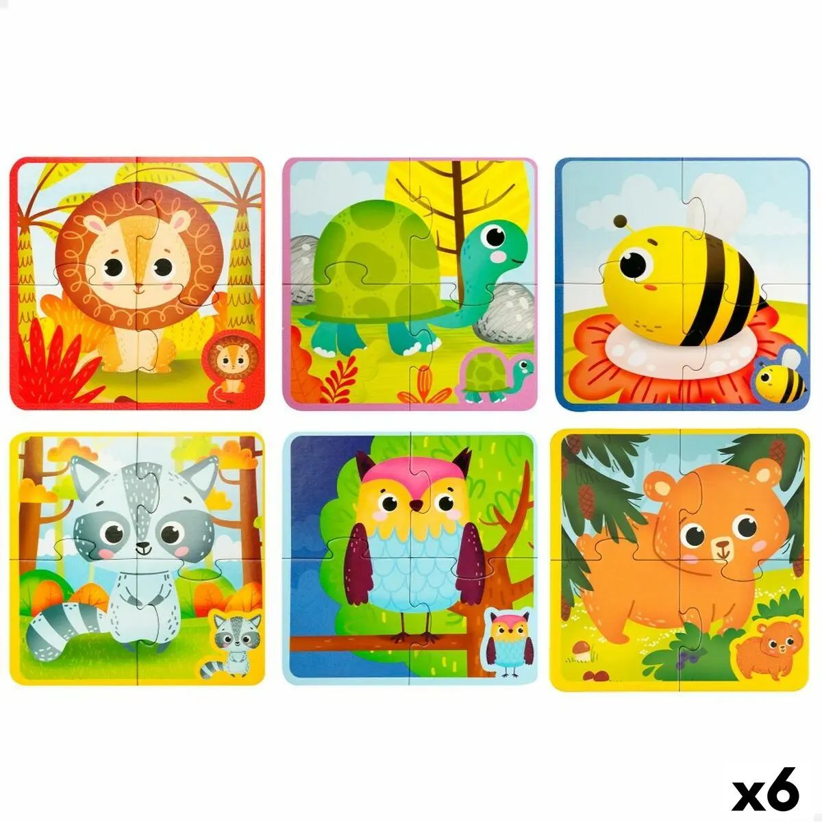 Puzzle per Bambini Lisciani Touch Screen 24 Pezzi 16 x 0,1 x 16 cm (6 Unità)