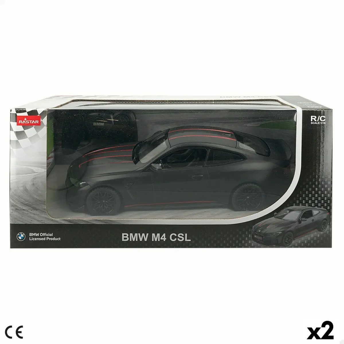 Macchinina Radiocomandata BMW M4 CSL 1:16 (2 Unità)