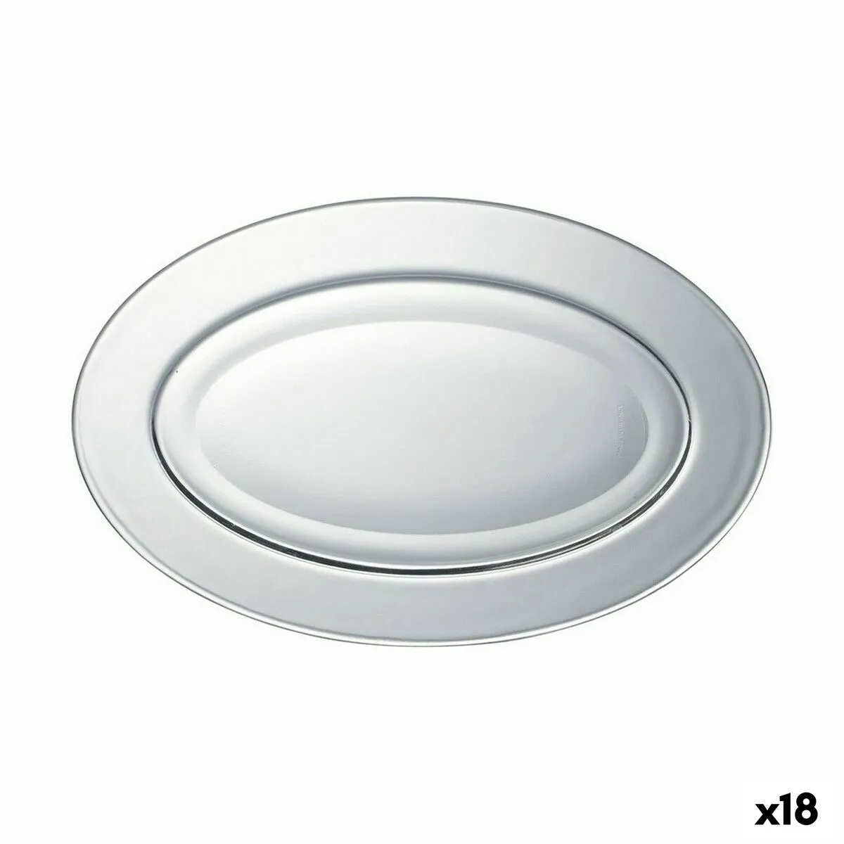 Teglia da Cucina Duralex Lys Ovale 31 x 20 x 3 cm (18 Unità)