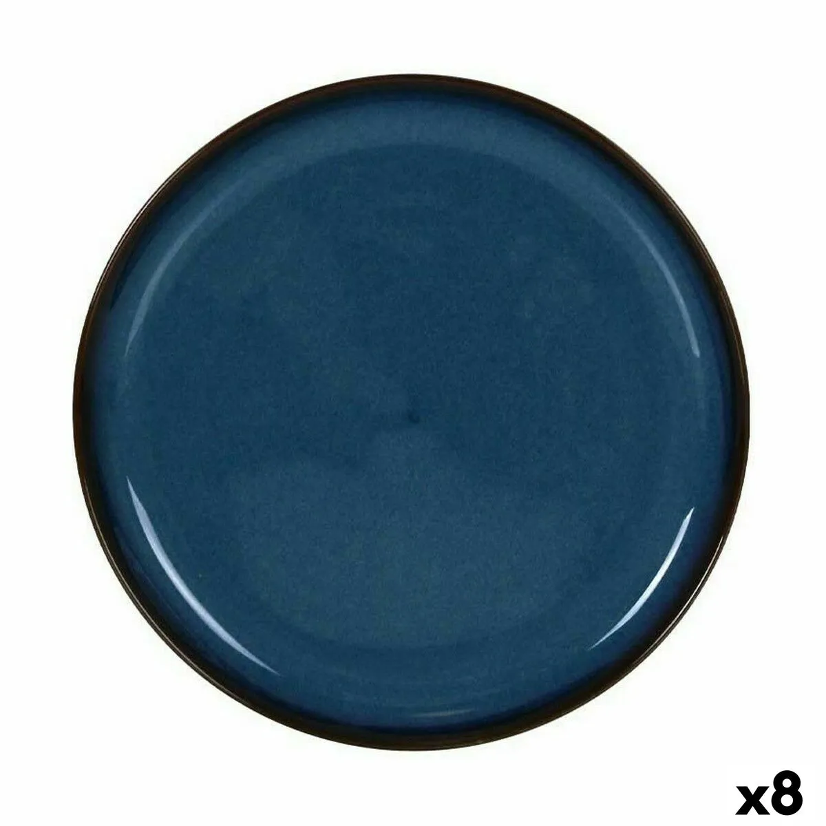 Vassoio per aperitivi La Mediterránea Chester Azzurro Rotonda 24,3 x 2,5 cm (8 Unità)