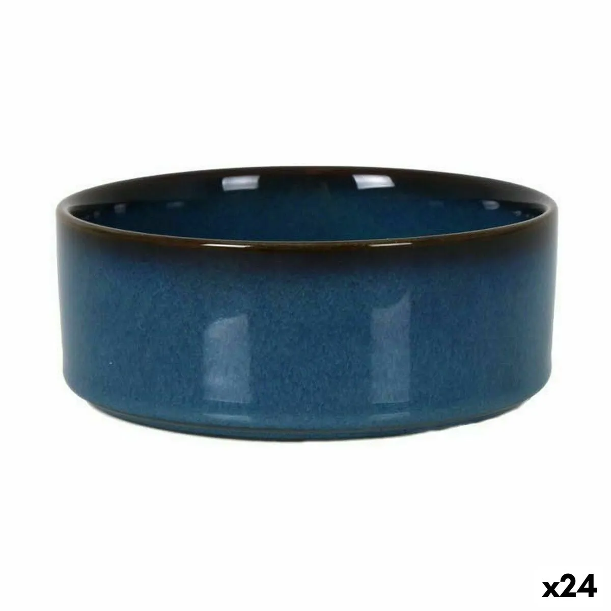 Ciotola La Mediterránea Chester Azzurro 13 x 13 x 5 cm (24 Unità)