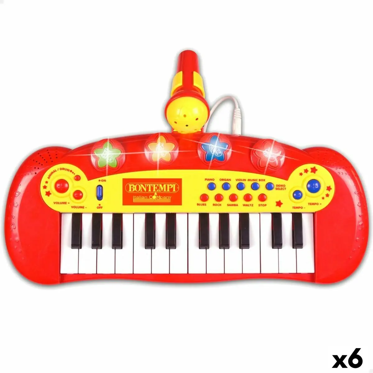 Piano Interattivo per Bambini Bontempi Per bambini Microfono 33 x 13 x 19,5 cm (6 Unità)