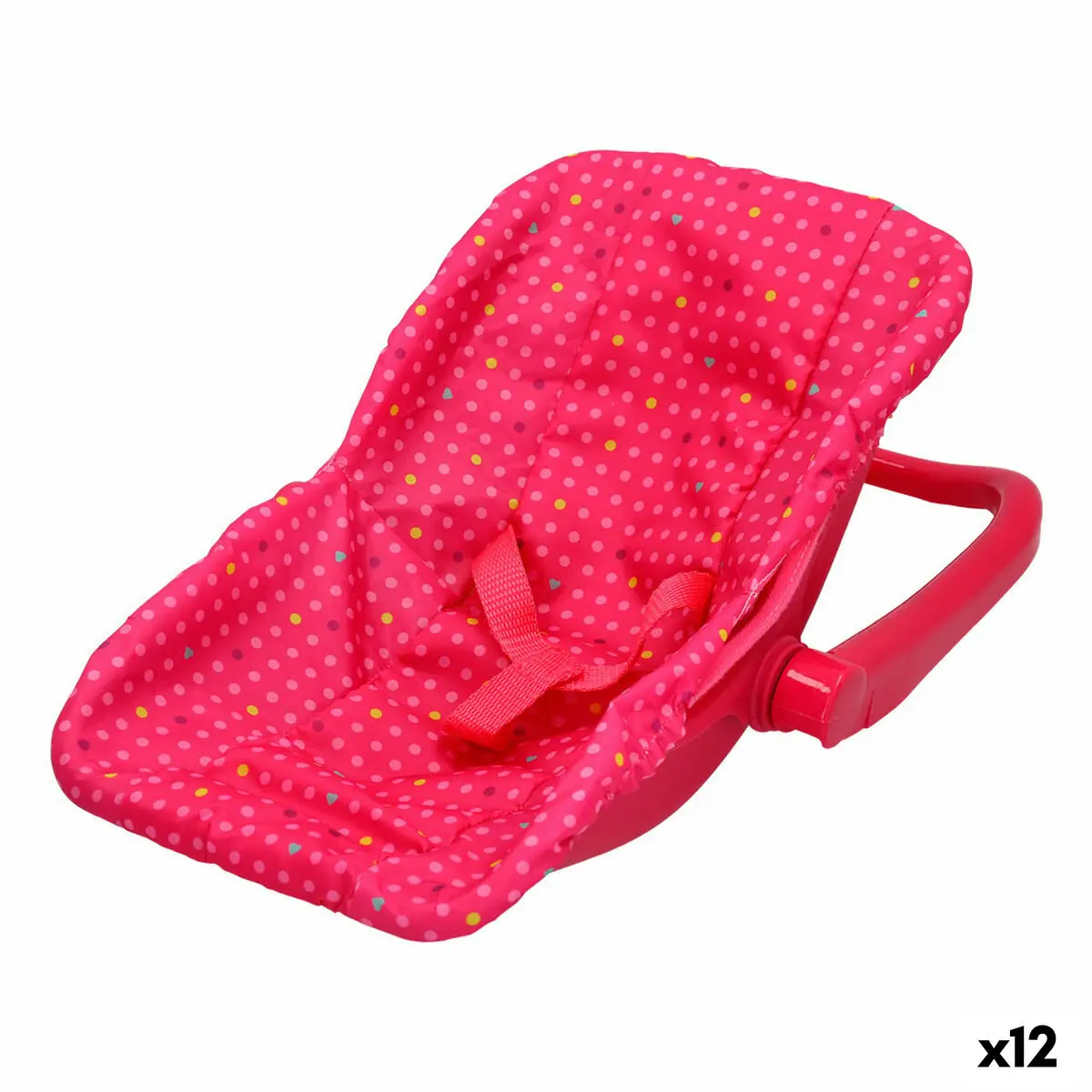 Seggiolina per Bambole Colorbaby 25 x 25 x 36,5 cm Rosa 12 Unità