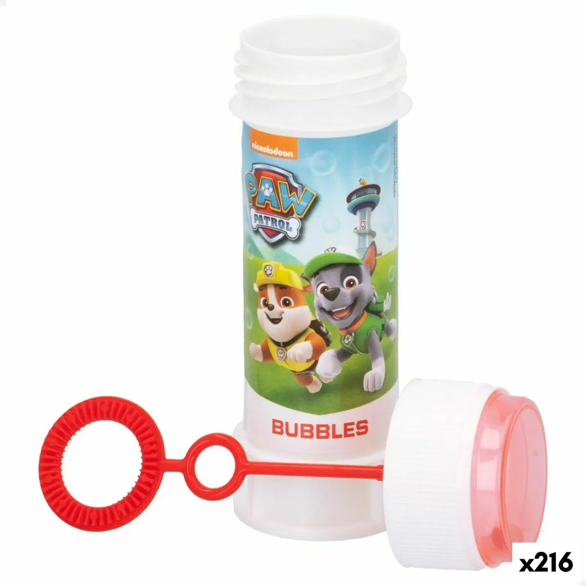 Bolle di Sapone The Paw Patrol 60 ml 3,8 x 11,5 x 3,8 cm (216 Unità)