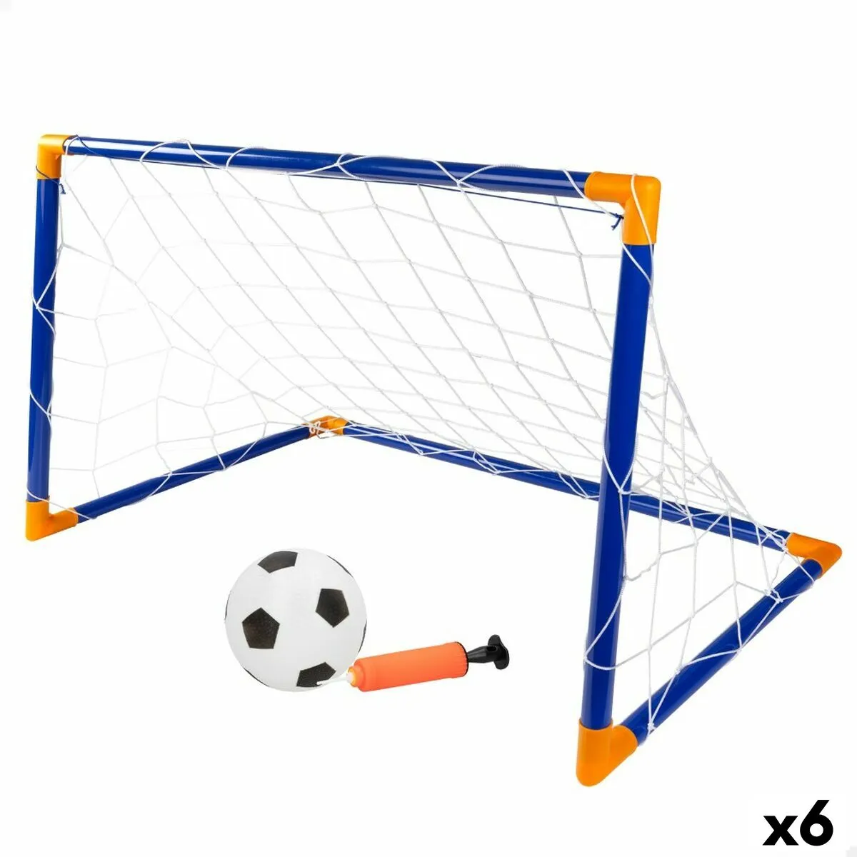 Rete da Calcio Colorbaby 92 x 63 x 55 cm (6 Unità)