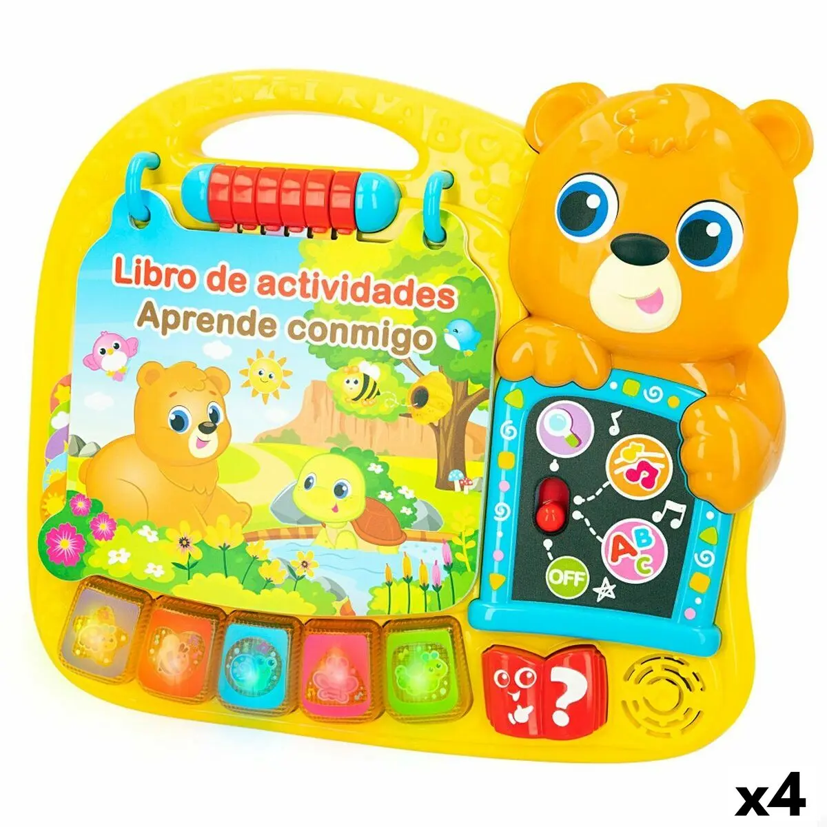 Libro interattivo per bambini Winfun 26,5 x 4,5 x 23,5 cm ES (4 Unità)