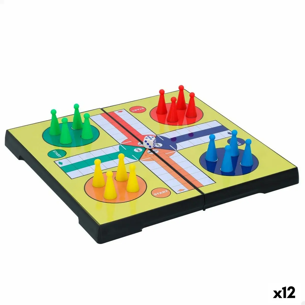 Parchis Colorbaby 20 x 2 x 20 cm (18 Pezzi) (12 Unità) Magnetico Viaggi