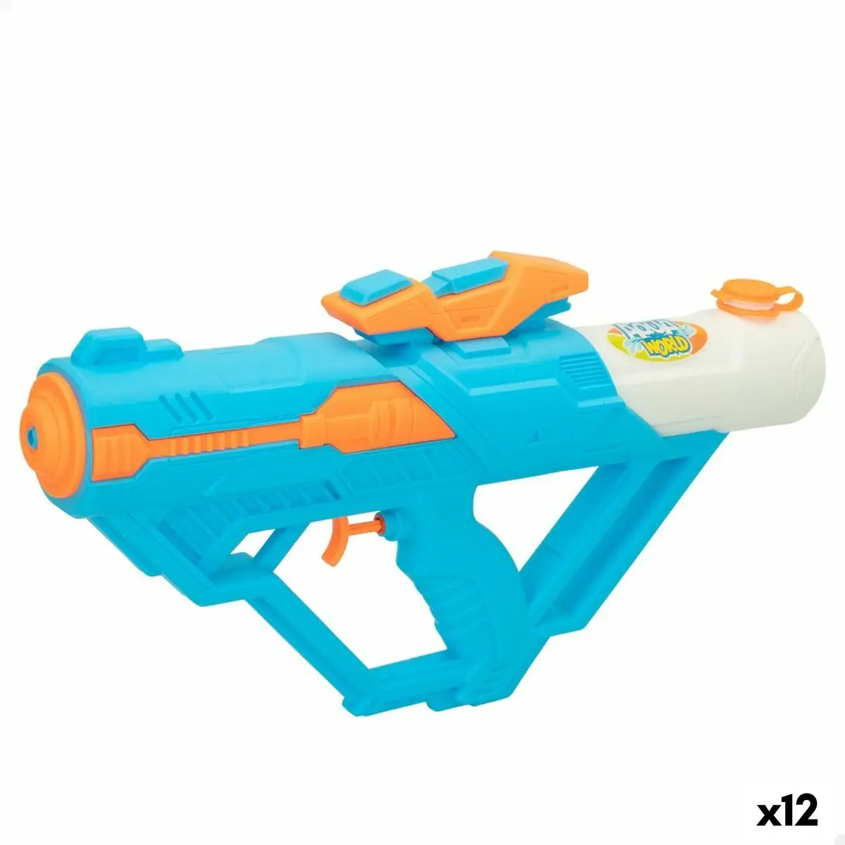 Pistola ad Acqua Colorbaby 38 x 20 x 6,5 cm (12 Unità) Azzurro Arancio