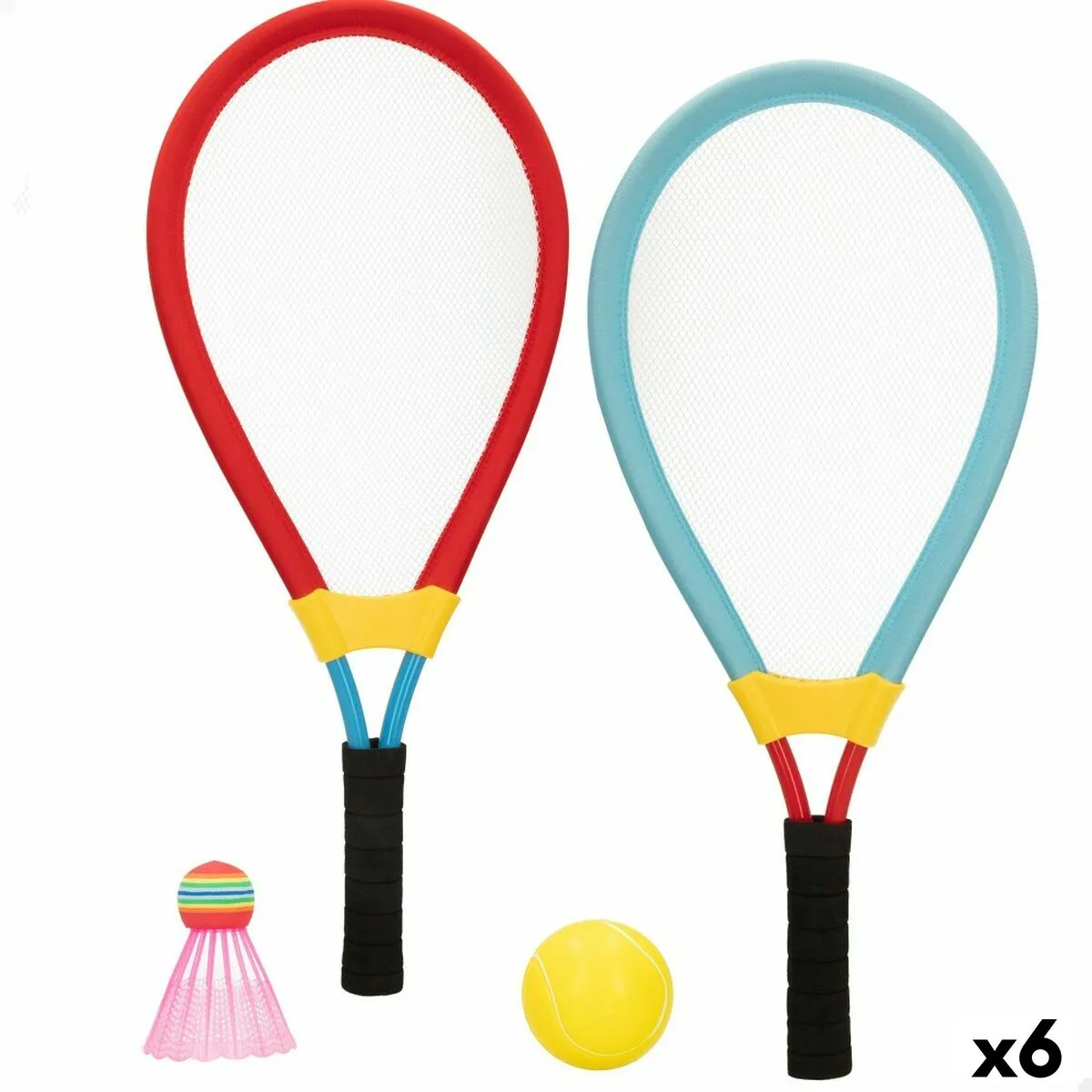 Giocattolo da Mare Colorbaby Tennis 27,5 x 62 x 1,7 cm (6 Unità)