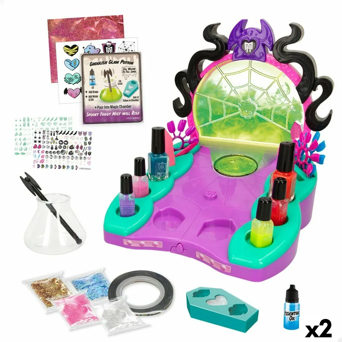 Set di Trucchi per Bambini Monster High Glam Ghoulish 19 x 20 x 22 cm 2 Unità