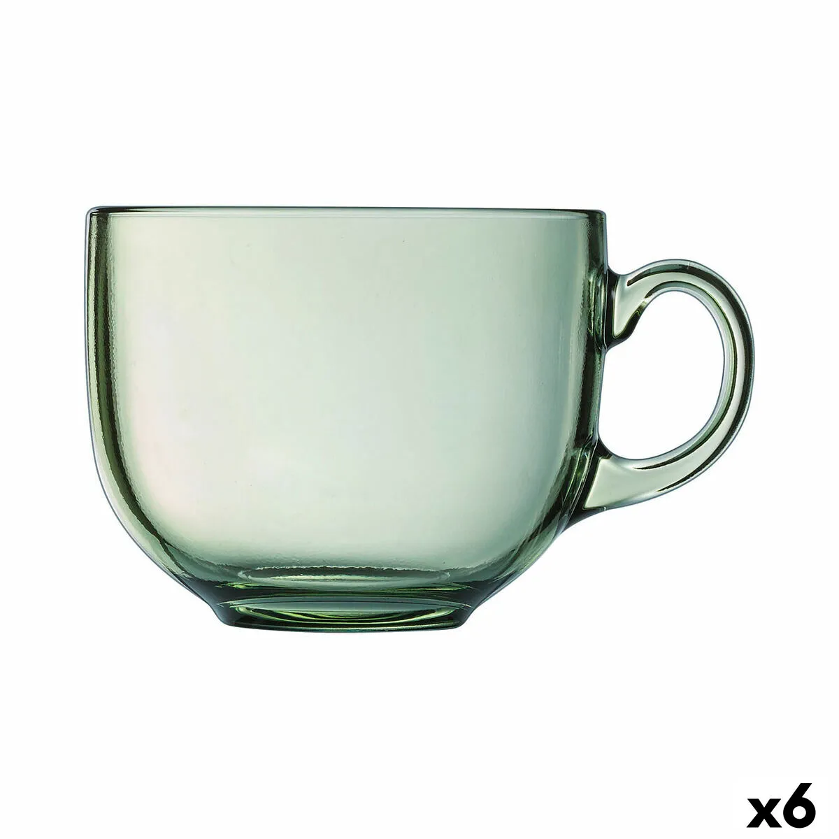 Tazza Luminarc Alba Verde Vetro 500 ml (6 Unità)