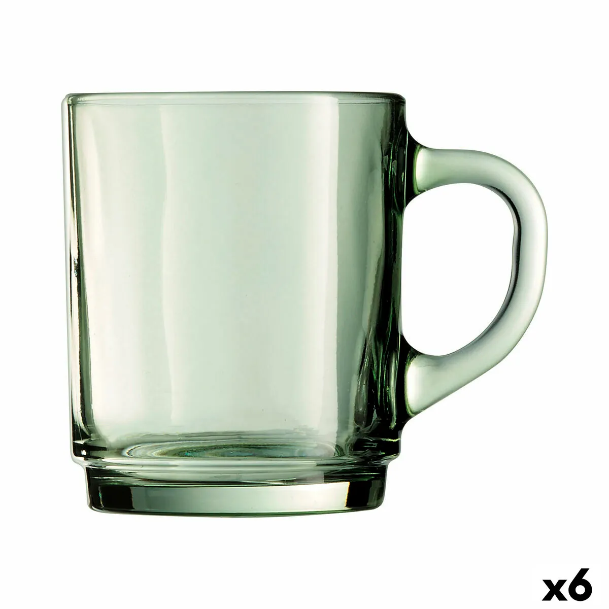 Tazza Luminarc Alba Verde Vetro 250 ml (6 Unità)