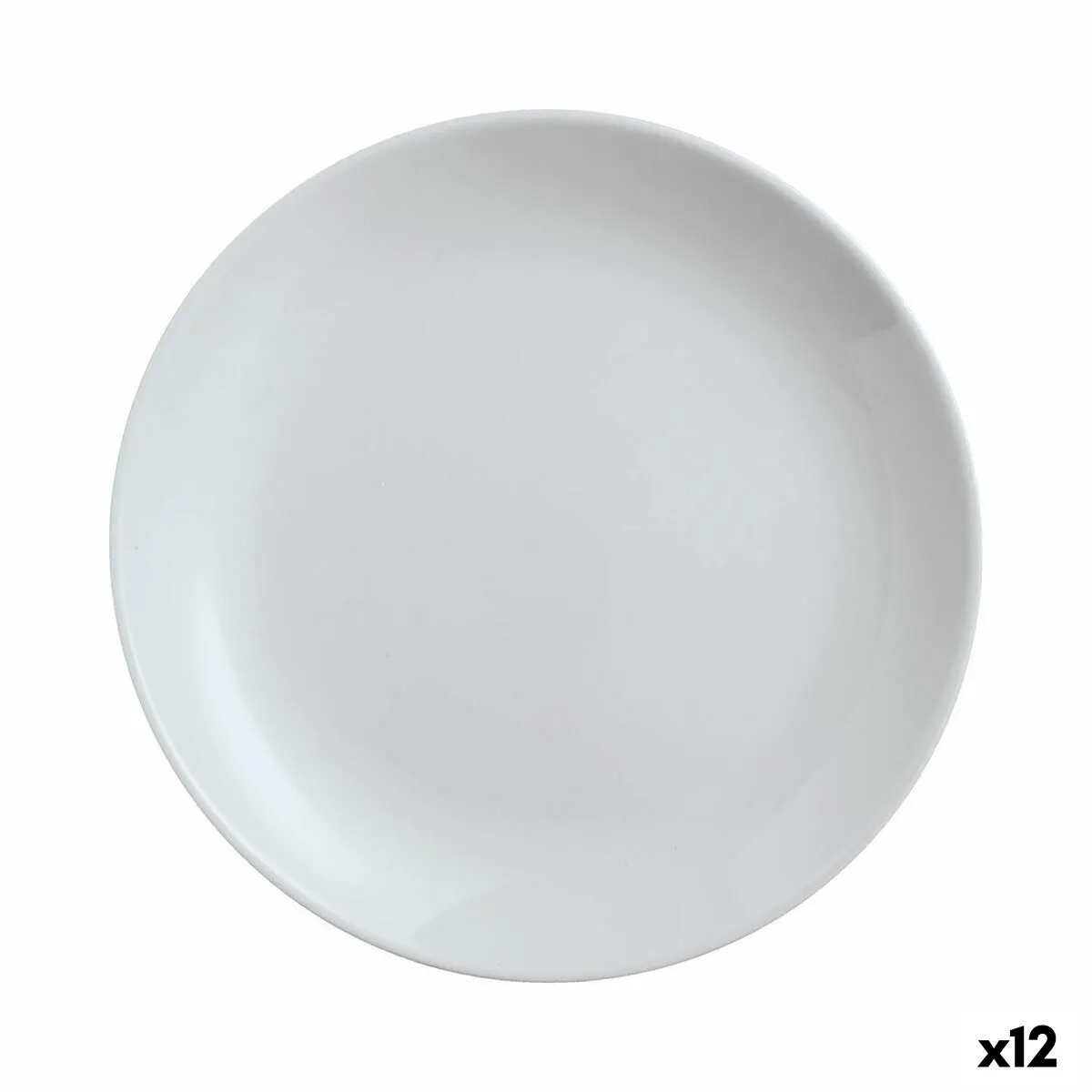 Piatto per Pizza Luminarc Diwali Grigio Vetro Ø 32 cm (12 Unità)