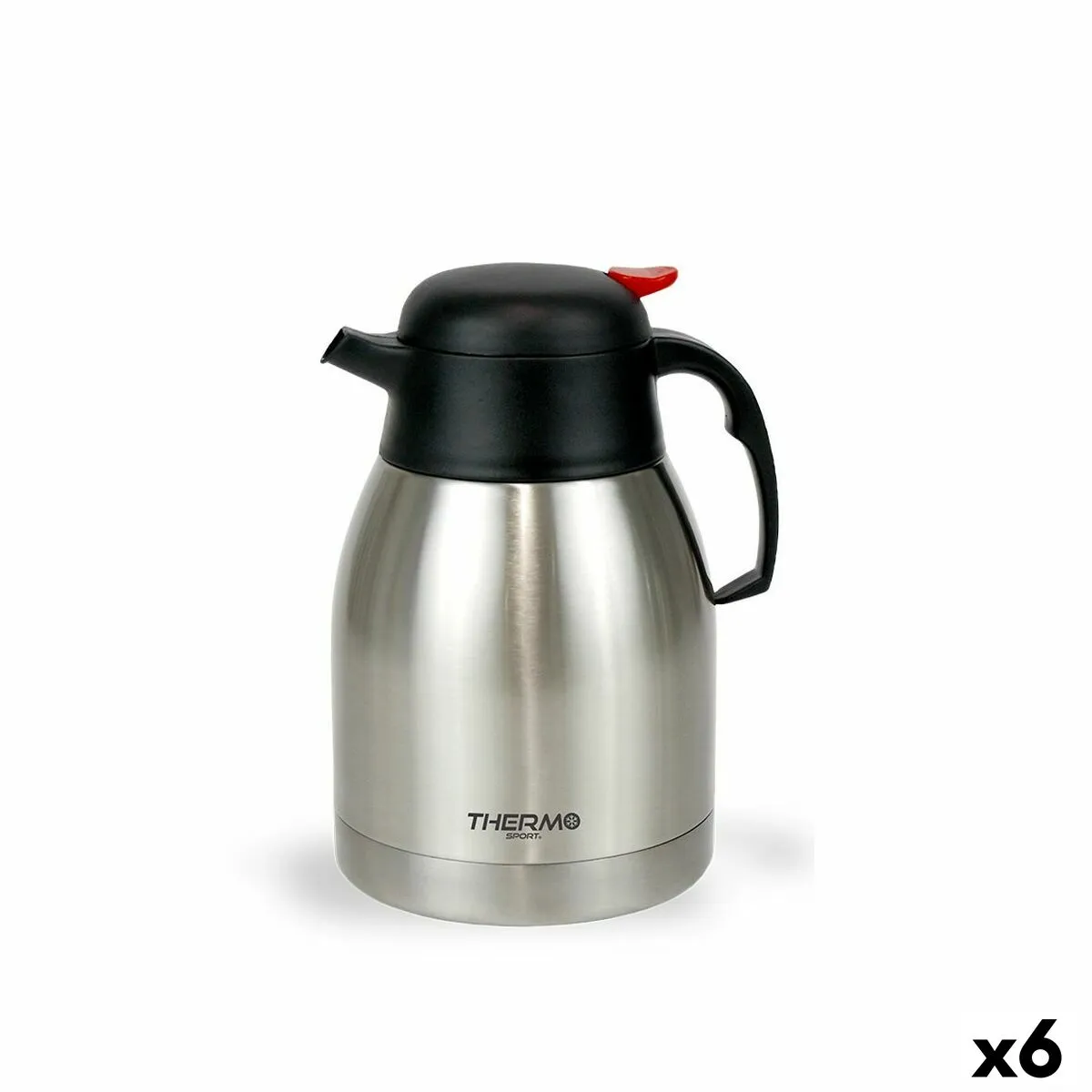 Caraffa Thermos ThermoSport Pulsante Acciaio inossidabile 1,5 L (6 Unità)