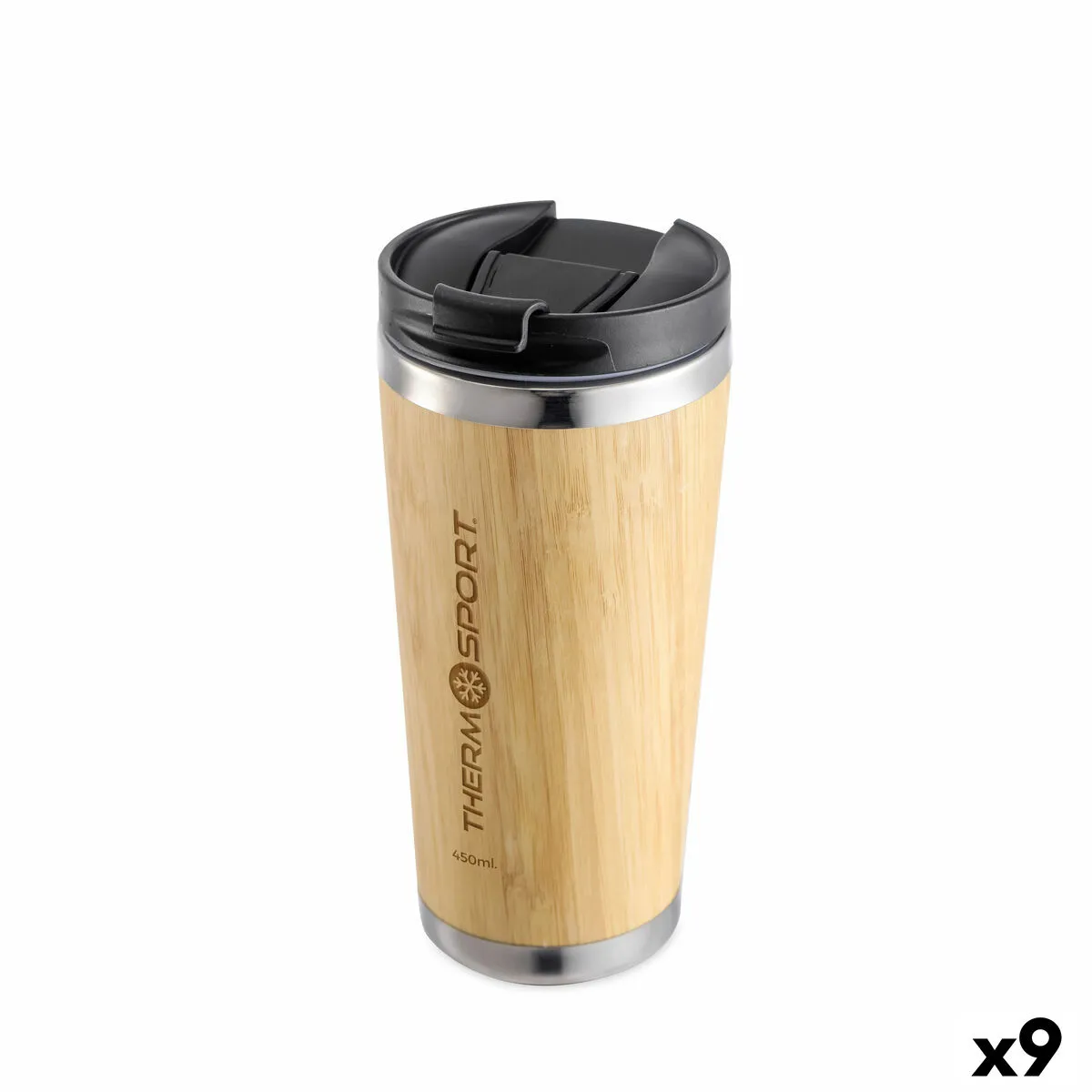 Tazza Thermos con Coperchio ThermoSport 450 ml (9 Unità)