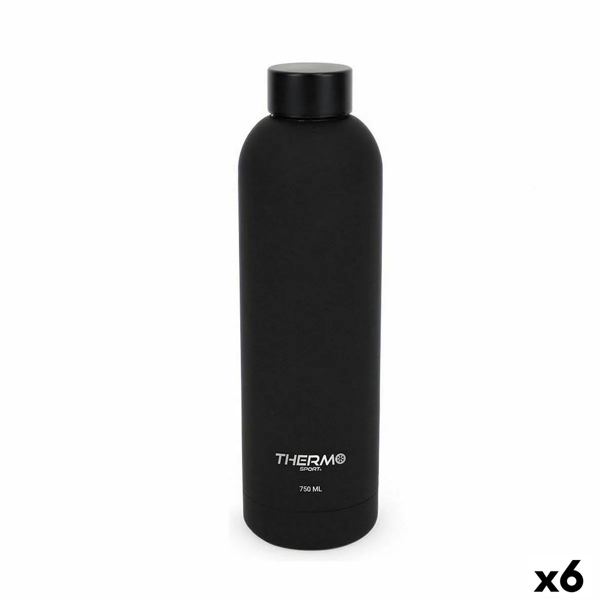 Bottiglia Térmica ThermoSport Soft Touch Nero 750 ml (6 Unità)