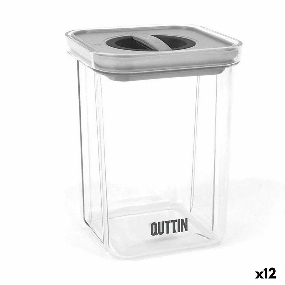 Vaso Quttin Ermetico PET 1,1 L (12 Unità)