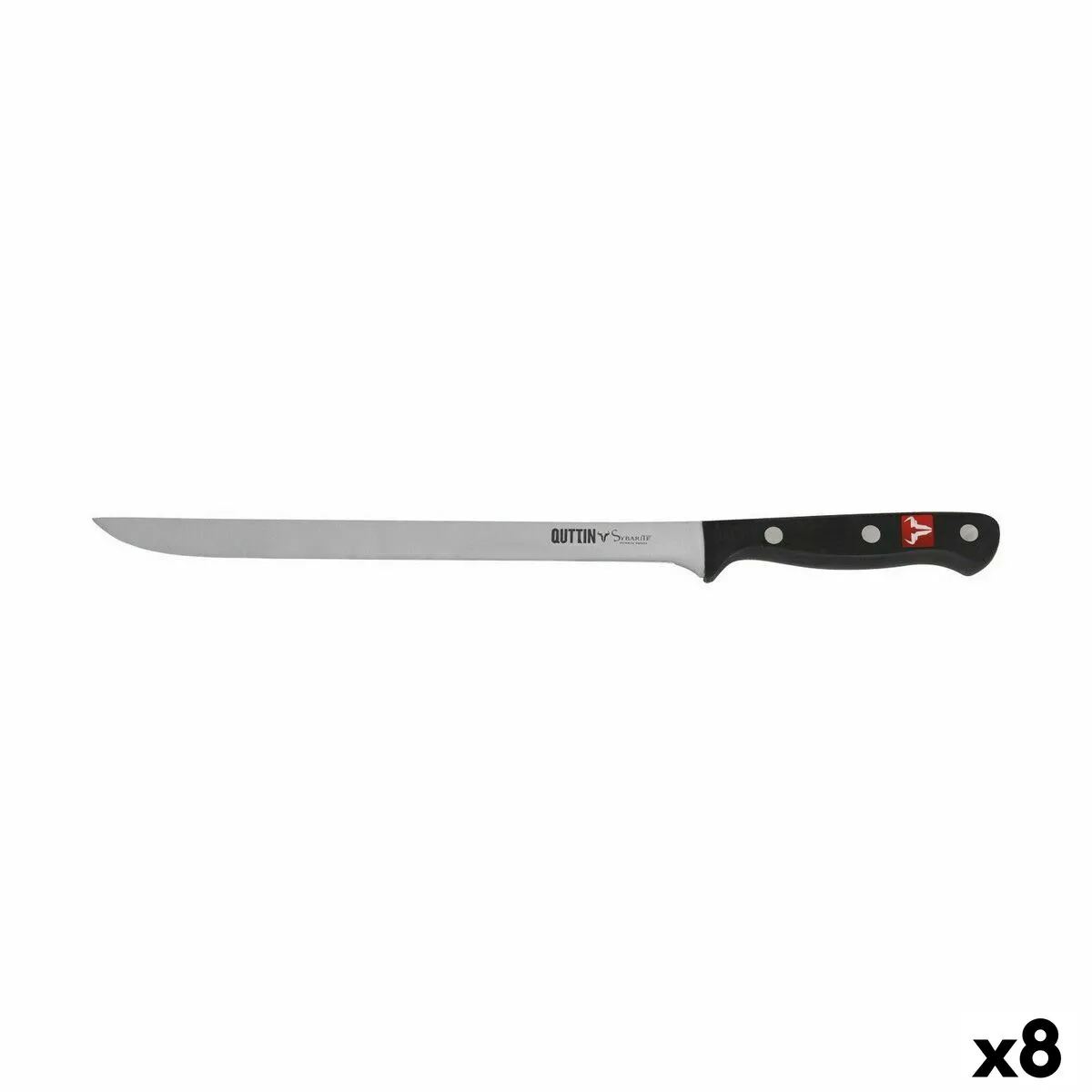 Coltello per Prosciutto Quttin Sybarite 25 cm (8 Unità)