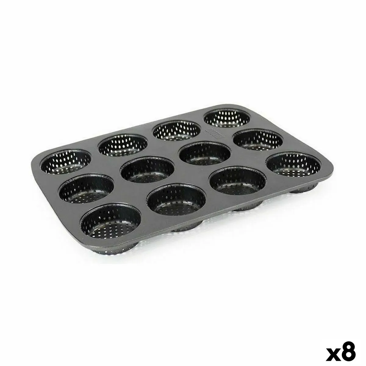 Stampo per Tortini Quttin Perforato 29 x 22 x 2,2 cm (8 Unità)