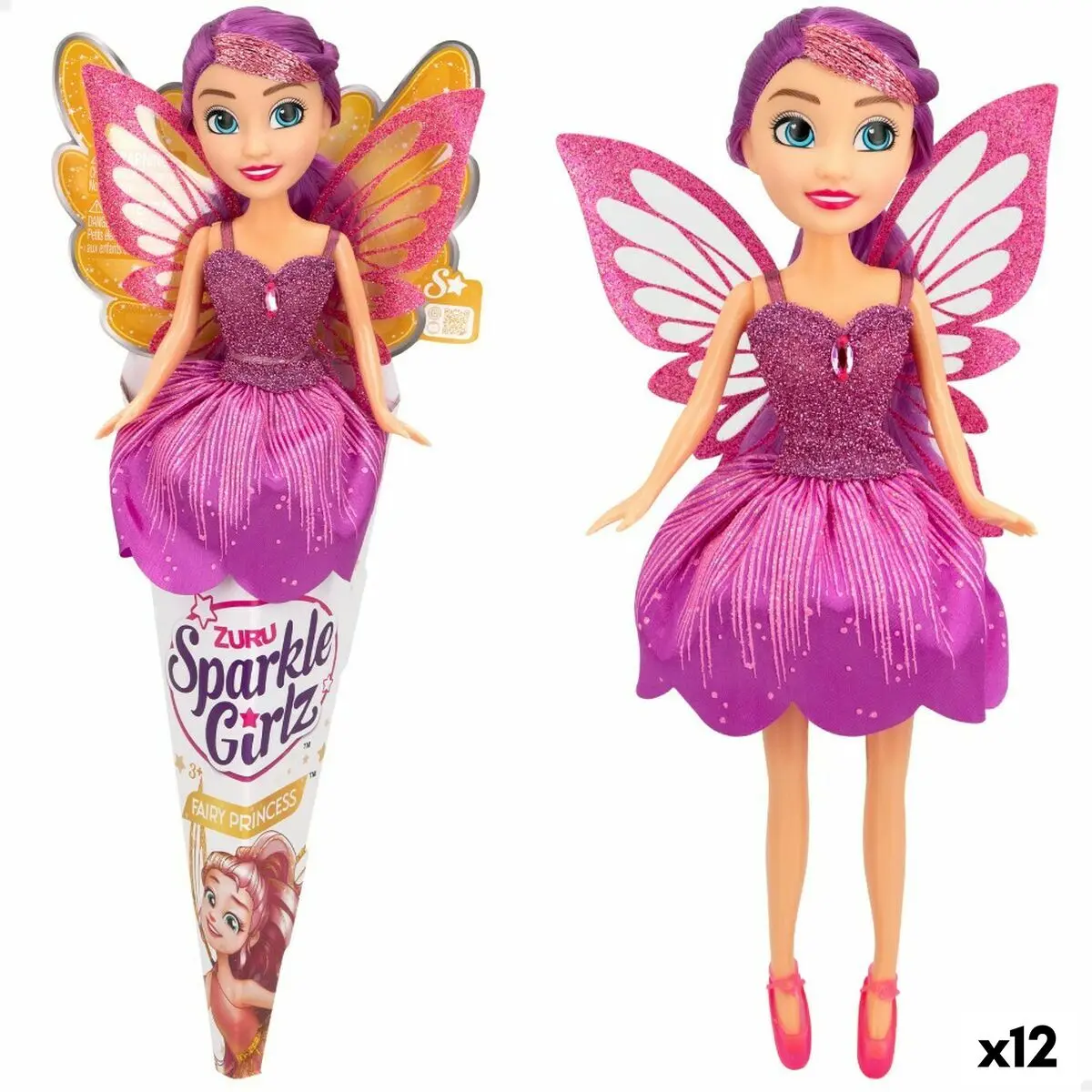 Bambola Zuru Sparkle Girlz Fairy Princess 12,5 x 27 x 4 cm 12 Unità