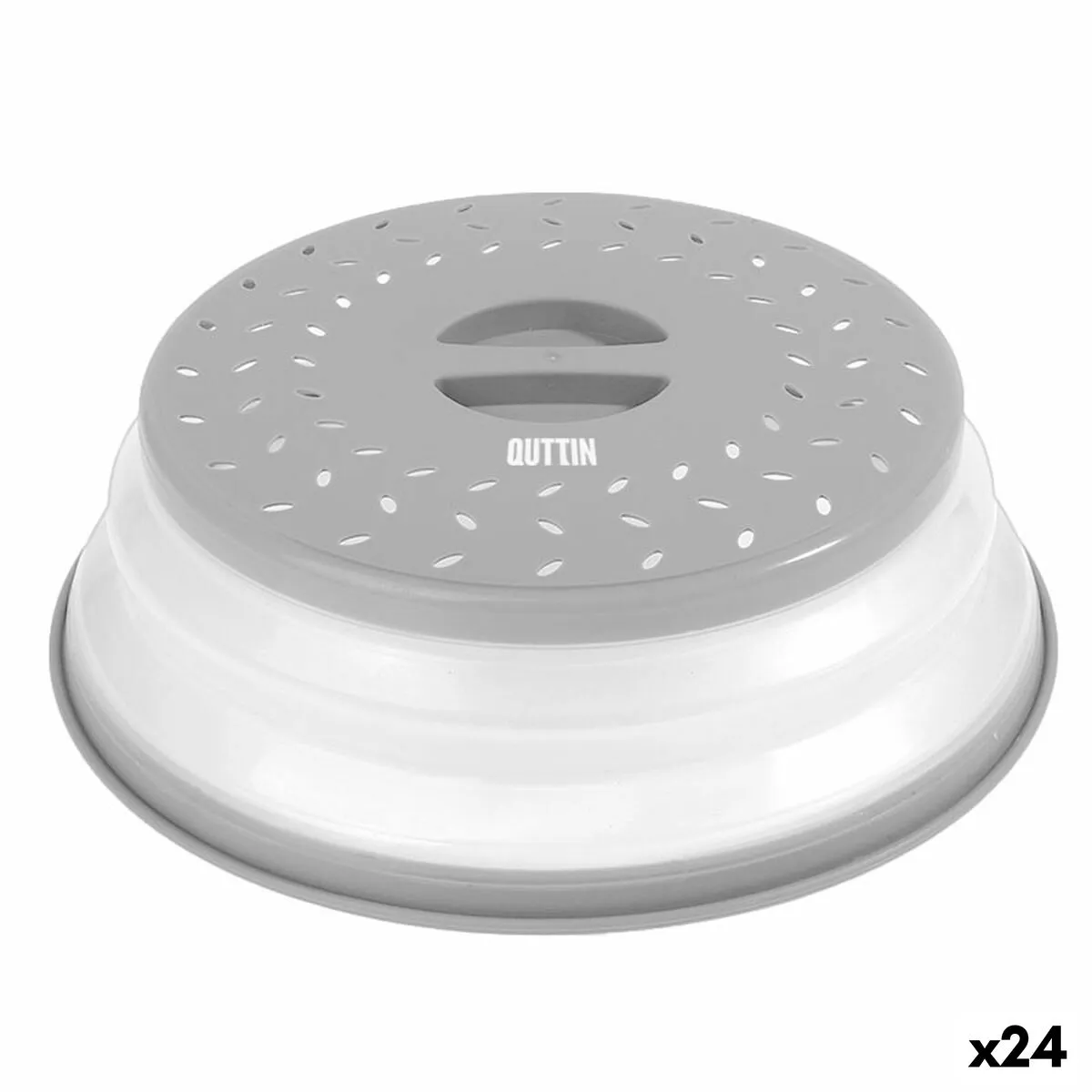 Coperchio per Microonde Quttin Pieghevole 27 x 8 cm (24 Unità)