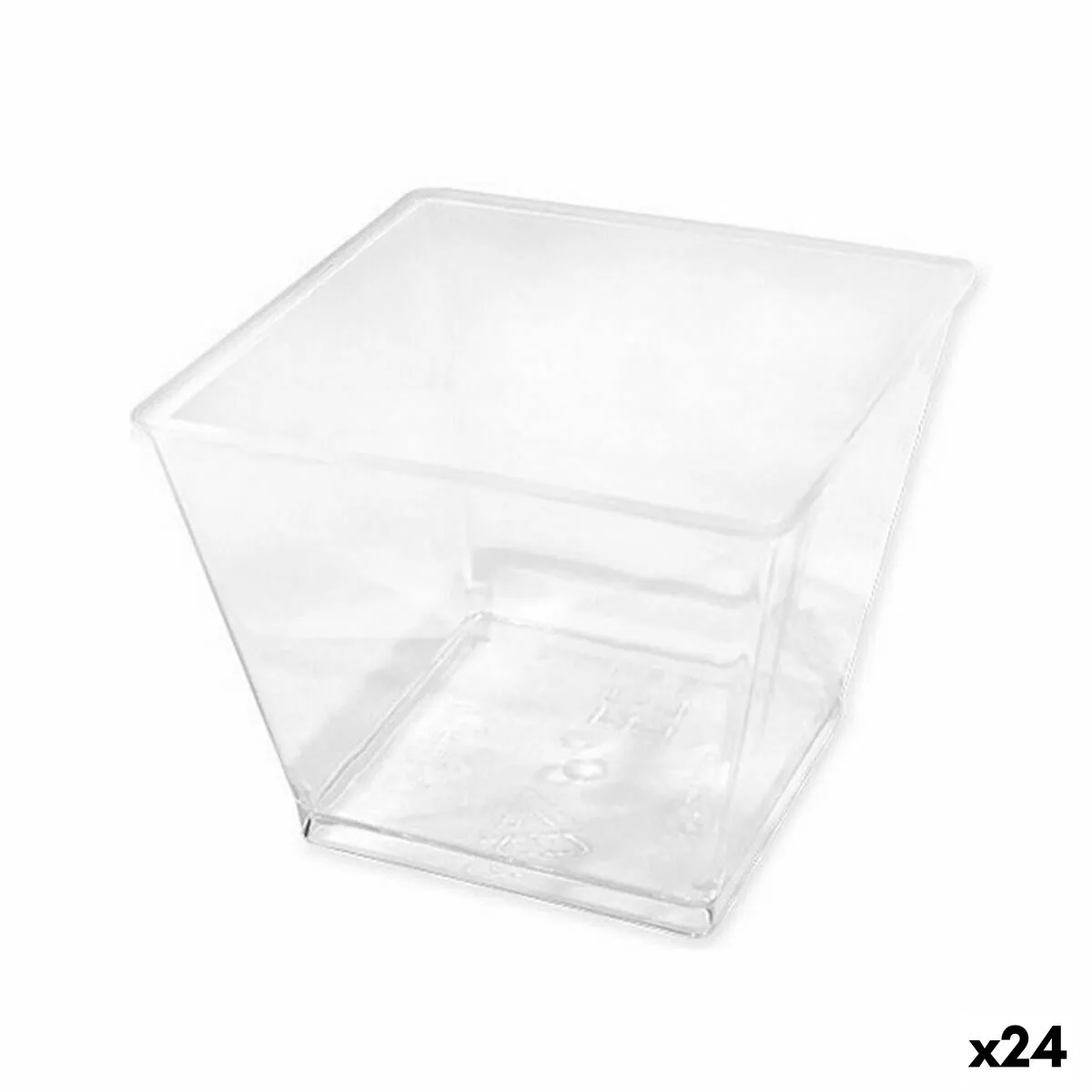 Set di ciotole riutilizzabili Algon 10 Pezzi 6,5 x 5 cm (24 Unità)