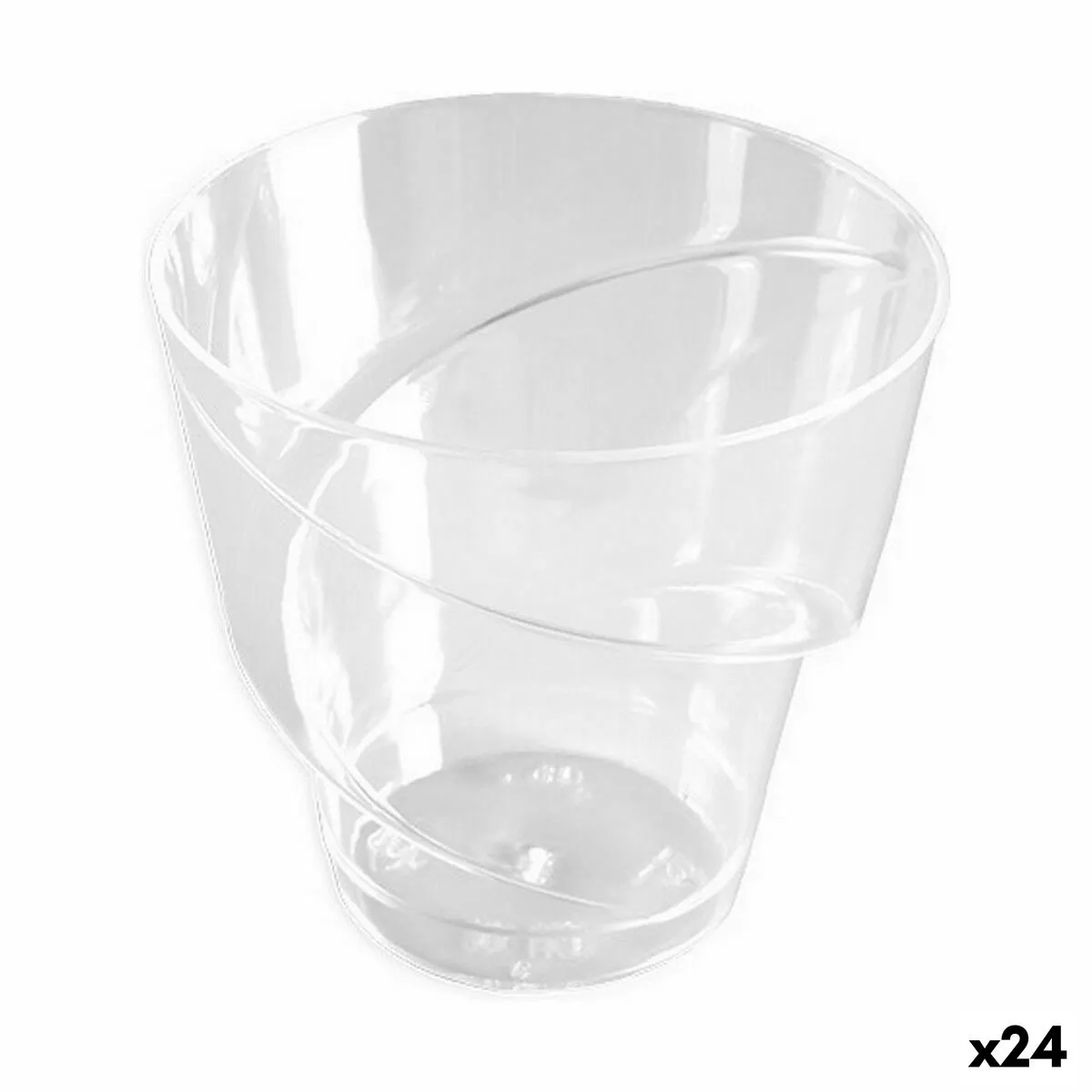 Set di ciotole riutilizzabili Algon Spirale 10 Pezzi 7 x 7 cm (24 Unità)