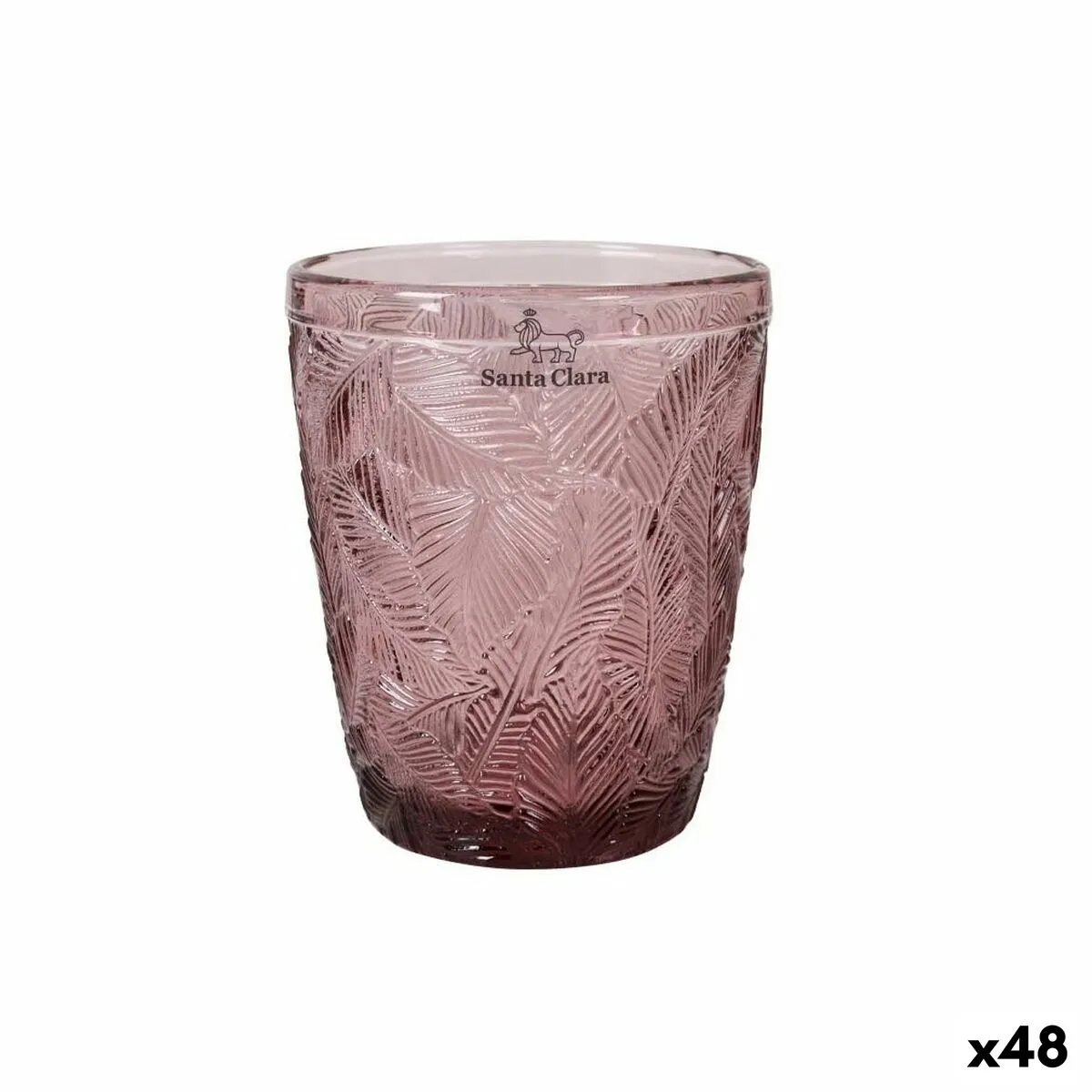 Bicchiere Santa Clara Turia 290 ml Fucsia (48 Unità)