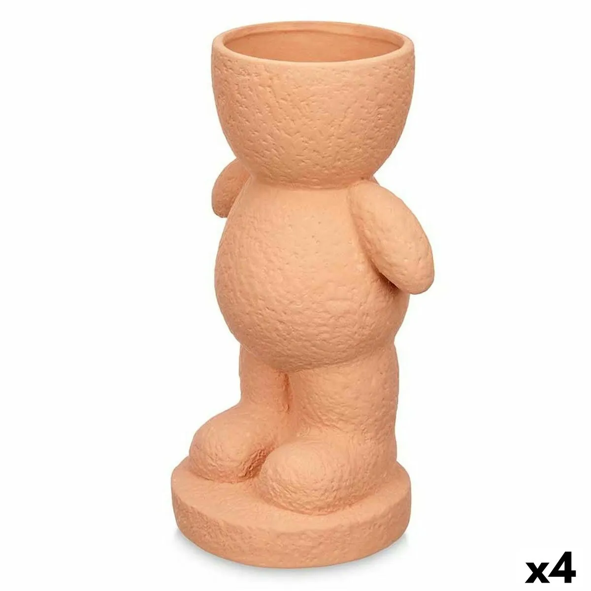 Statua Decorativa Verde Dolomite 19 x 31 x 15 cm (4 Unità) Vaso