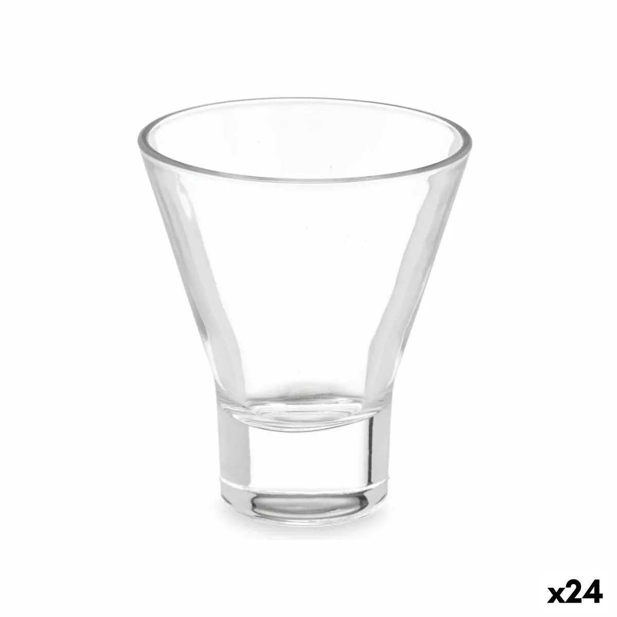 Bicchiere Trasparente Vetro 230 ml (24 Unità)