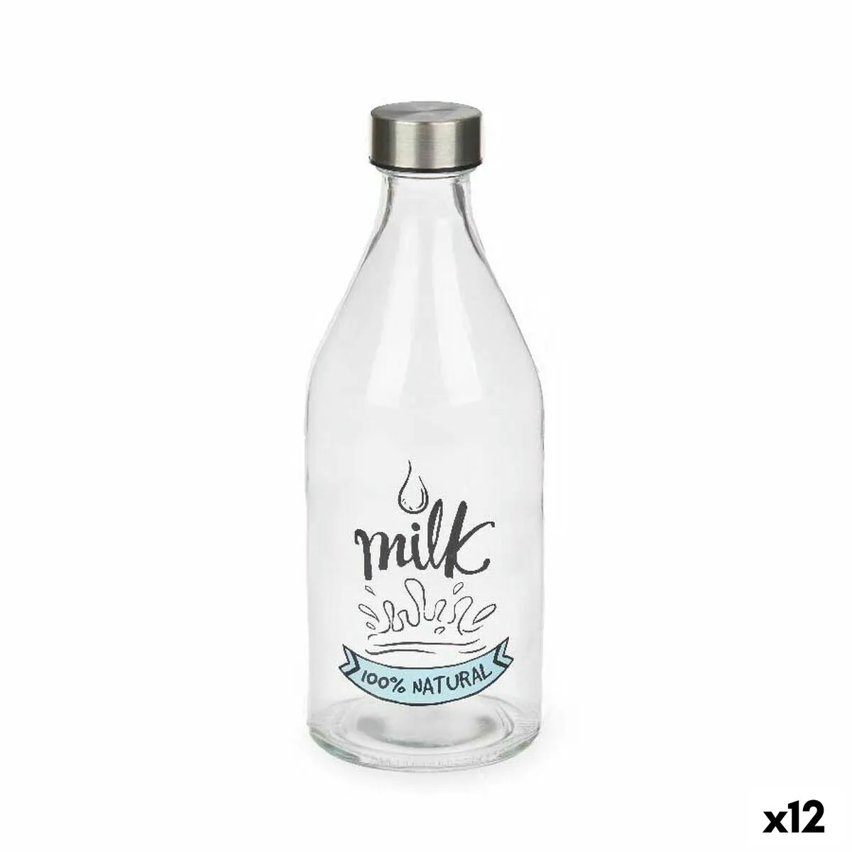 Bottiglia Milk Vetro 1 L (12 Unità)