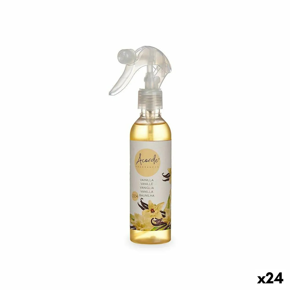 Diffusore Spray Per Ambienti Vaniglia 200 ml (24 Unità)