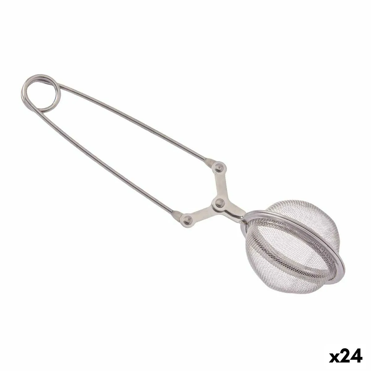 Filtro per Infusioni Acciaio inossidabile 5 x 16 x 5,3 cm (24 Unità) Pinza