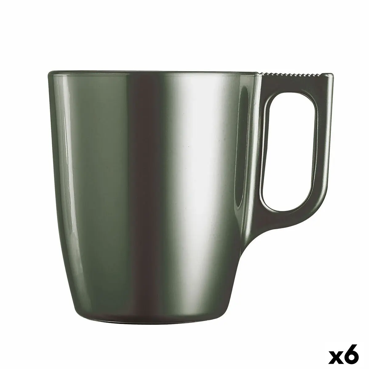 Tazza Luminarc Flashy Verde Vetro 250 ml (6 Unità)