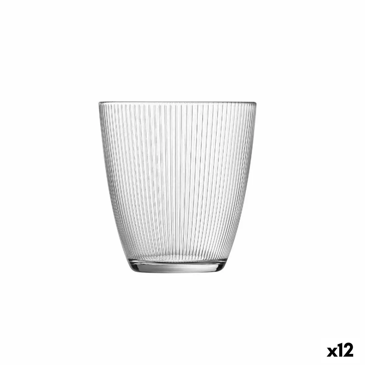 Bicchiere Luminarc Concepto Stripy Trasparente Vetro 310 ml (12 Unità)