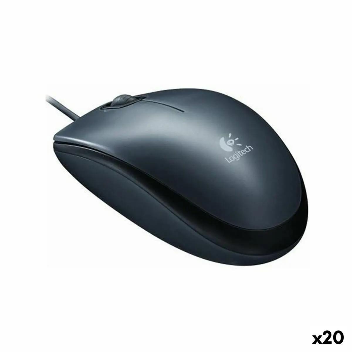 Mouse Logitech M90 Nero Grigio (20 Unità)