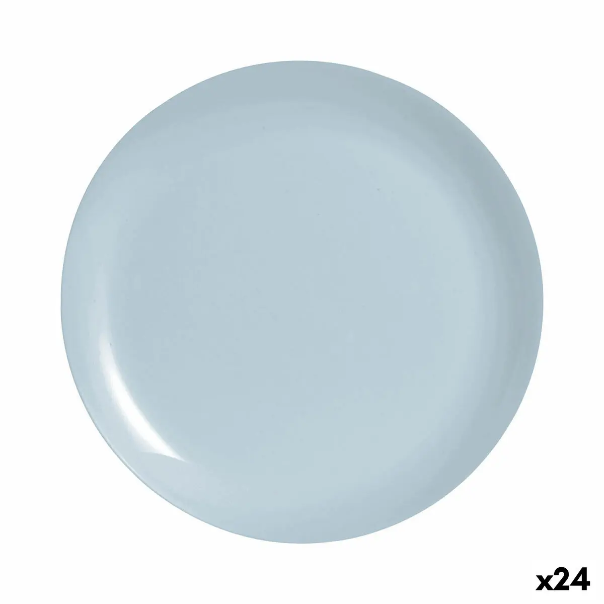 Piatto da pranzo Luminarc Diwali Paradise Azzurro Vetro 25 cm (24 Unità)