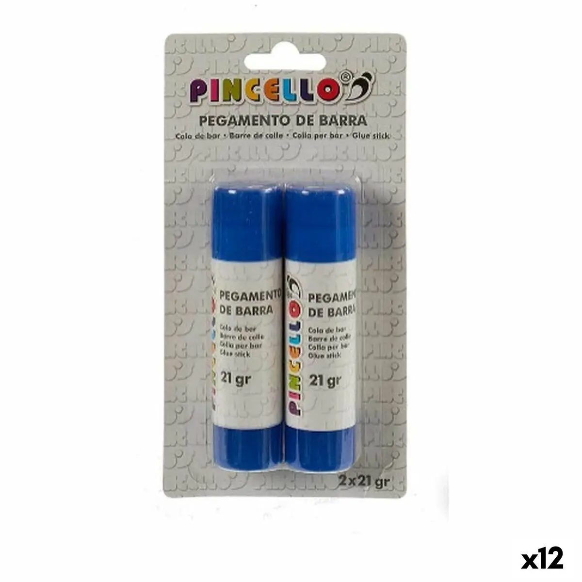 Stick di colla 21 g 2 Pezzi (12 Unità)