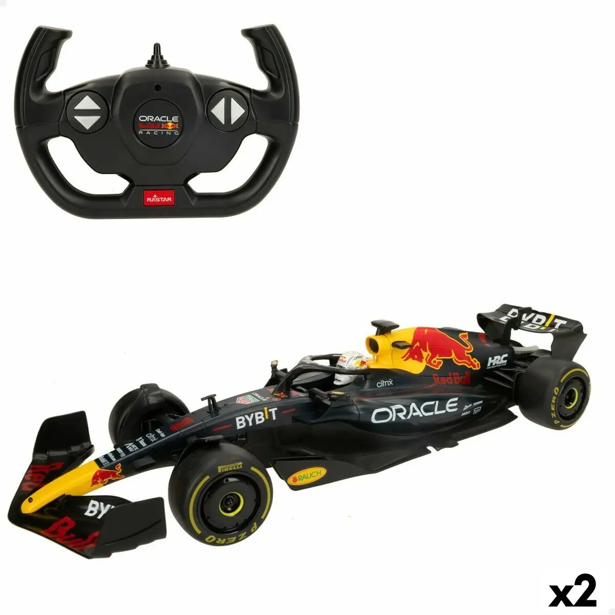 Macchinina Radiocomandata Red Bull 1:12 47 x 10 x 17 cm (2 Unità)