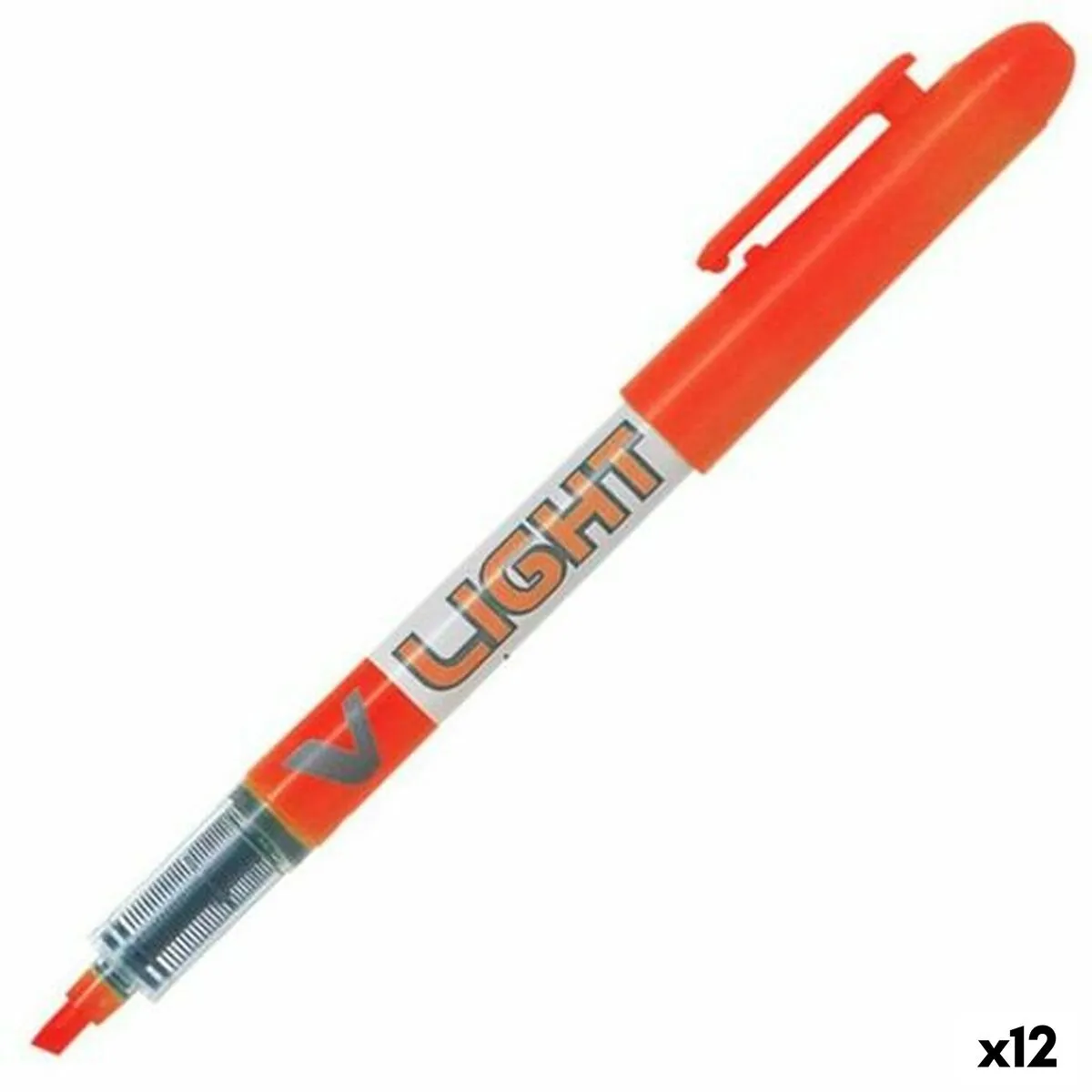 Evidenziatore Pilot V Light Arancio (12 Unità)