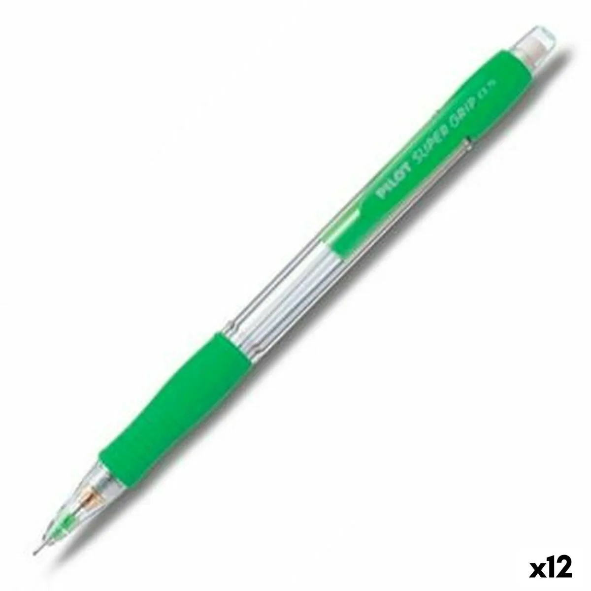 Portamine Pilot Super Grip Verde Chiaro 0,5 mm (12 Unità)