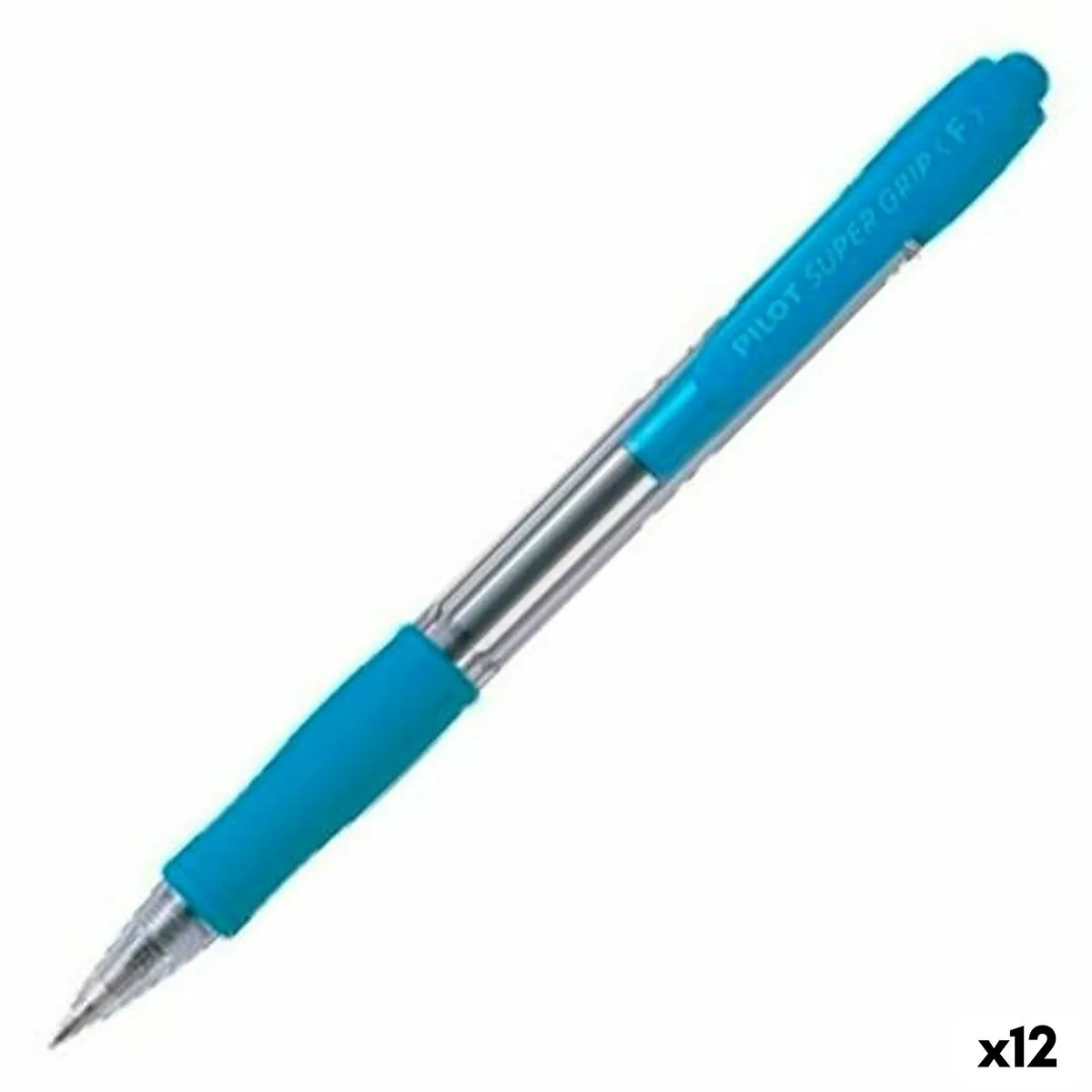 Penna Pilot Supergrip Azzurro 0,4 mm (12 Unità)