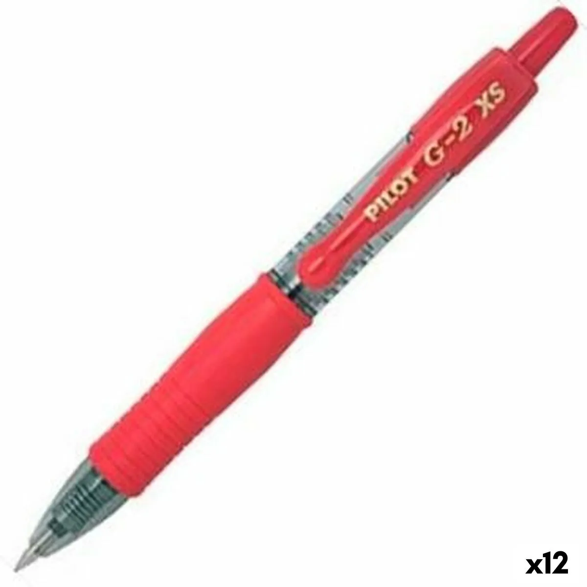 Penna Roller Pilot G-2 XS Retrattile Rosso 0,4 mm (12 Unità)