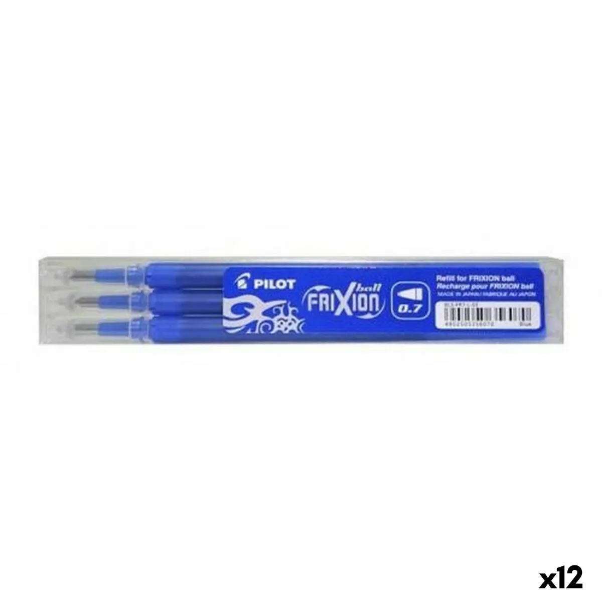 Set di ricambi Pilot Frixion 0,7 Penna 3 Pezzi Azzurro (12 Unità)