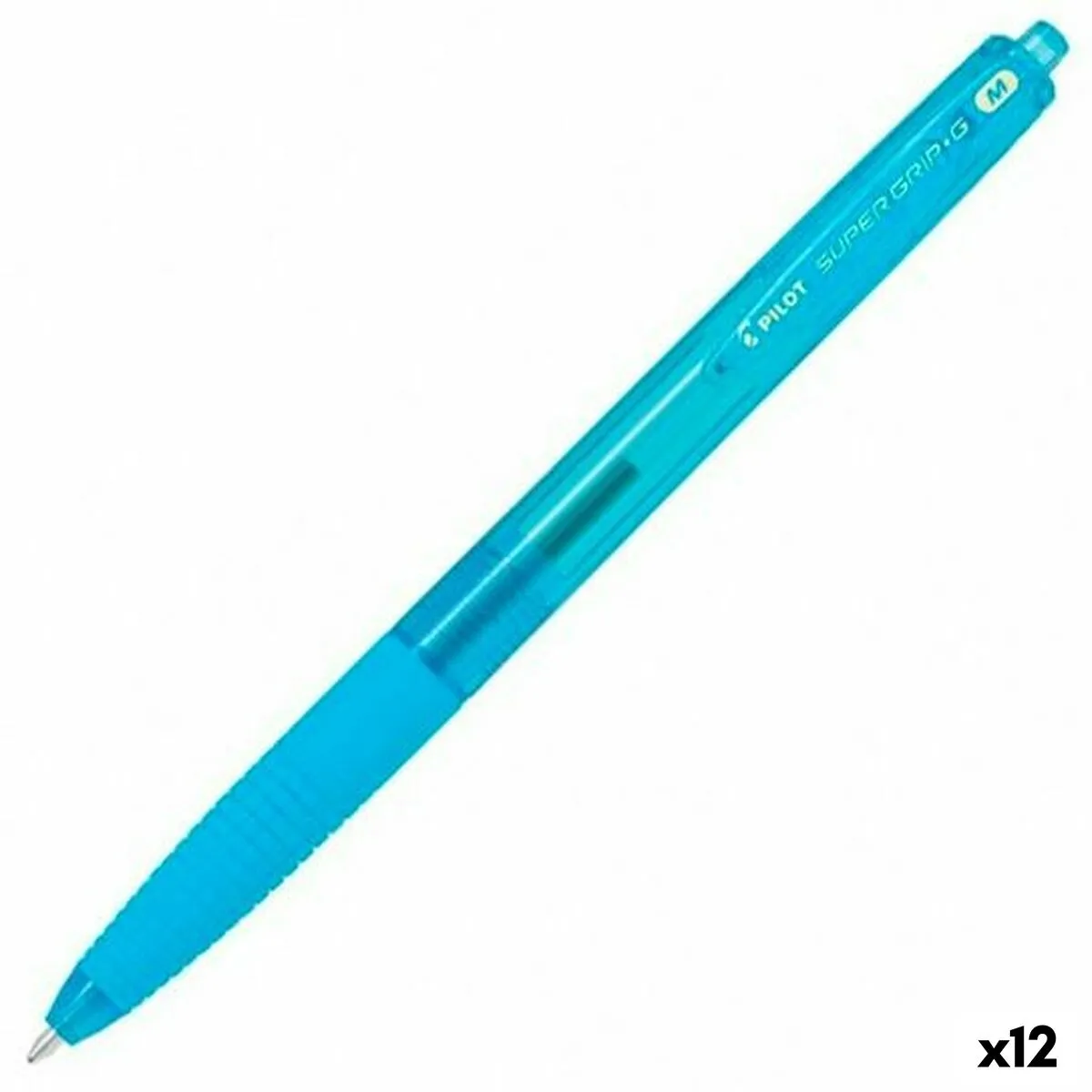 Penna Pilot Supergrip Turchese 0,4 mm (12 Unità)