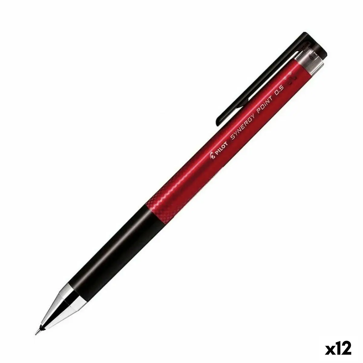 Penna gel Pilot Synergy Point Rosso 0,5 mm (12 Unità)