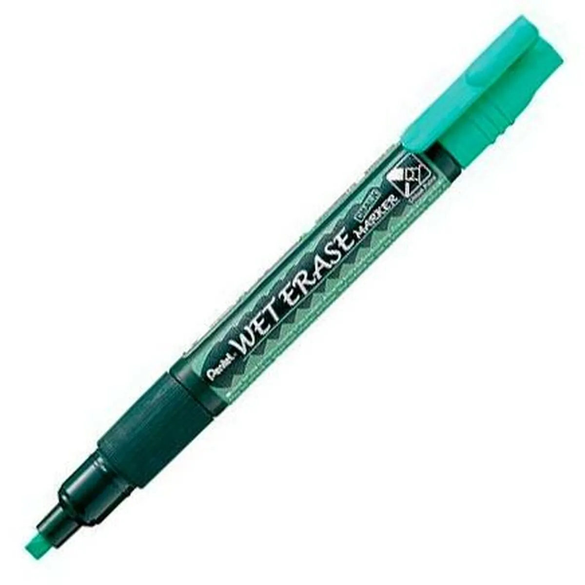 Pennarelli a gesso liquido Pentel Wet Erase Verde (12 Pezzi)