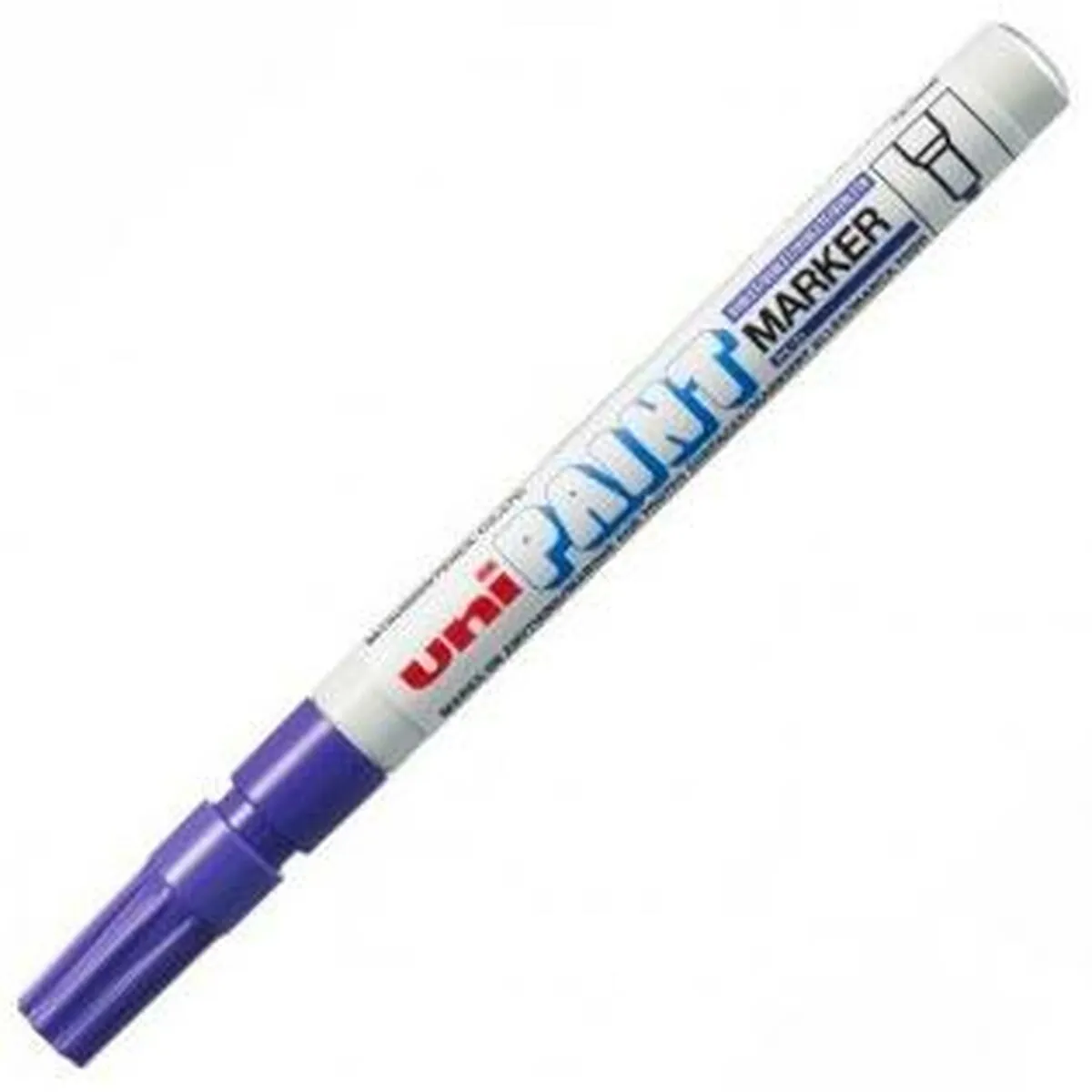 Marcatore permanente Uni-Ball Paint PX-21L Violetta 12 Pezzi