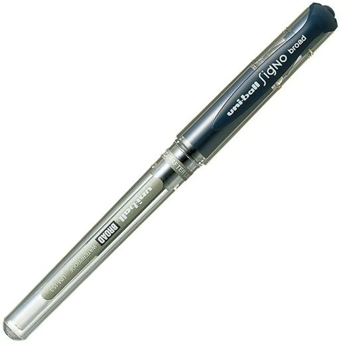 Penna a inchiostro liquido Uni-Ball Signo Broad UM-153 W Blu scuro 0,6 mm (12 Pezzi)